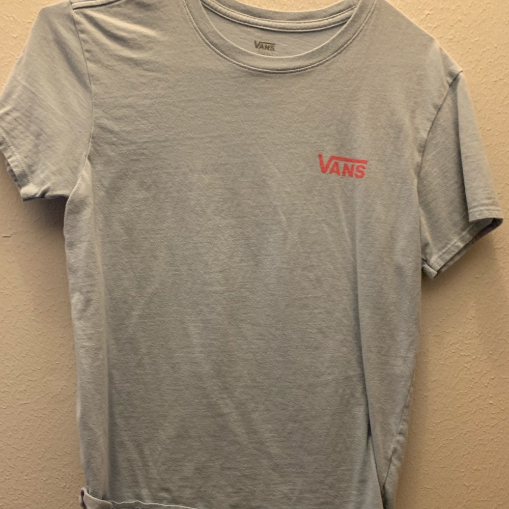 light blue vans shirt